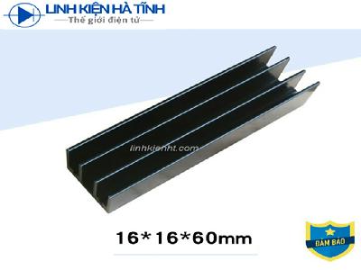 tản nhiệt đen 16 * 16 * 60mm TPA3116D2 TPA3118 tản nhiệt đen 16 * 16 * 60mm TPA3116D2 TPA3118